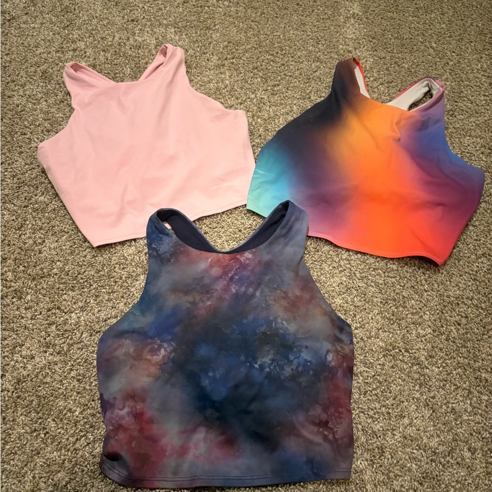 Athleta Conscious Crop Tank Tops Size M